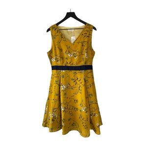 NWT LA SOUL Mustard floral dress
